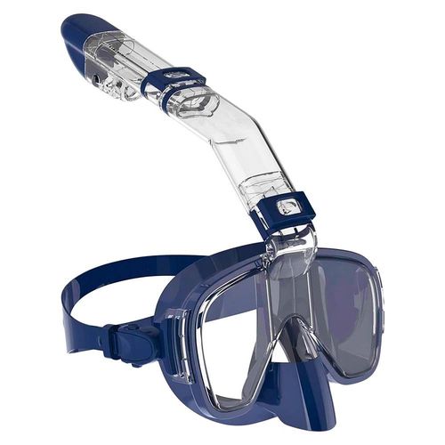 De Plonge Demi-Visage Pliable,Ensemble De S De Plonge Pliables  Dessus Sec,Dernire Vue Panoramique Multifonctionnelle  180 Degrs Hd Avec Support De Camra - Type Dark Blue-L/Xl