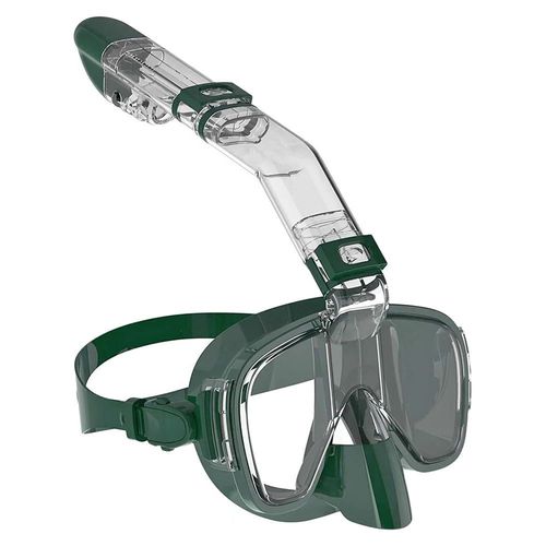 De Plonge Demi-Visage Pliable,Ensemble De S De Plonge Pliables  Dessus Sec,Dernire Vue Panoramique Multifonctionnelle  180 Degrs Hd Avec Support De Camra - Type Dark Green-L/Xl