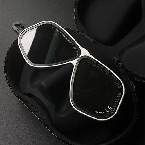 De Plonge Gratuit Similaire D'apollo,Cadre En Alliage D'aluminium,Lunettes Dioptrie Configurables,S De Plonge En Apne,Ensemble De Tubes Humides - Type Black-Silver