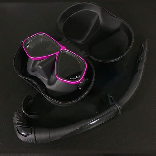 De Plonge Gratuit Similaire D'apollo,Cadre En Alliage D'aluminium,Lunettes Dioptrie Configurables,S De Plonge En Apne,Ensemble De Tubes Humides - Type Purple With Tube #A