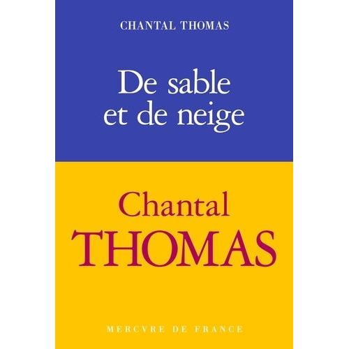 De Sable Et De Neige    Format Grand Format 