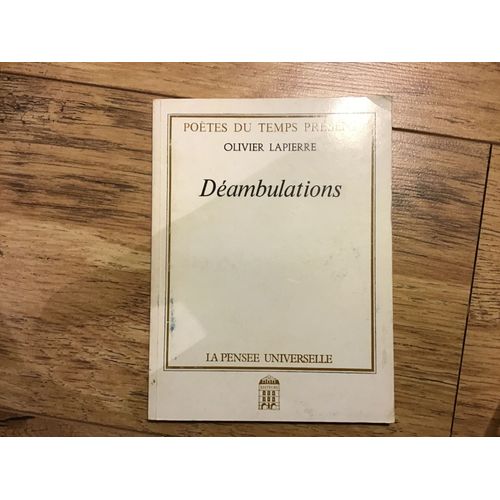 Dambulations    de Olivier Lapierre   Format Cartonn 