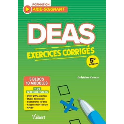 Deas - Exercices Corrigs Pour Les Aides-Soignants  