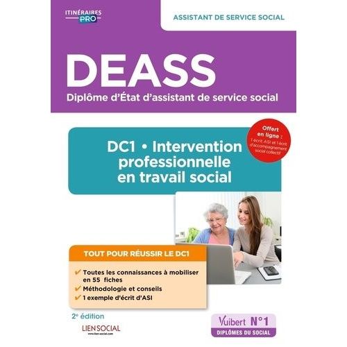 Deass Assistant De Service Social - Dc1, Intervention Professionnelle En Travail Social   de Ferrand Sarah  Format Beau livre 