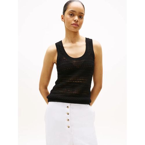 Dbardeur Ajust En Crochet  Dos Nageur Crochet C-Nk Racerback Sl Swt/Black - Xxxl