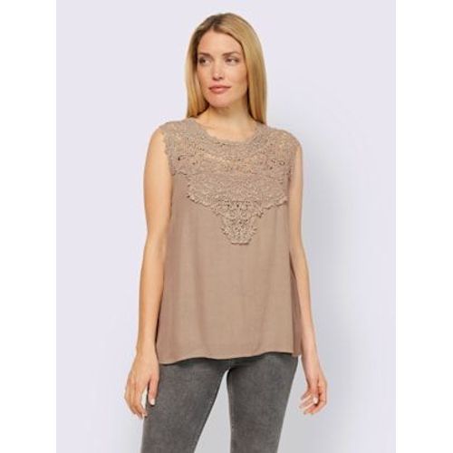 Dbardeur En Dentelle Agrables  Porter - Linea Tesini - Beige