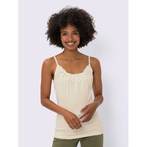 Dbardeur En Dentelle Qualit Viscose Douce - Linea Tesini - Couleur Ivoire
