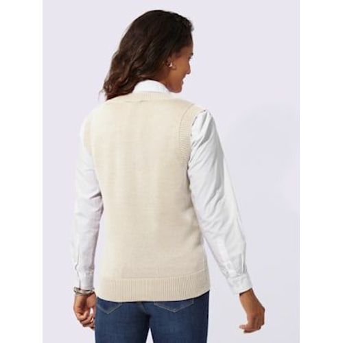 Dbardeur En Tricot 50% Coton - Collection L - Blanc Cass
