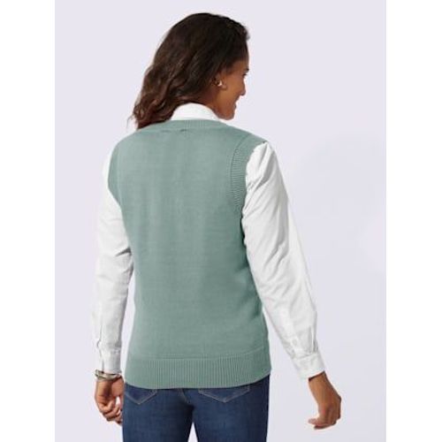 Dbardeur En Tricot 50% Coton - Collection L - Menthe