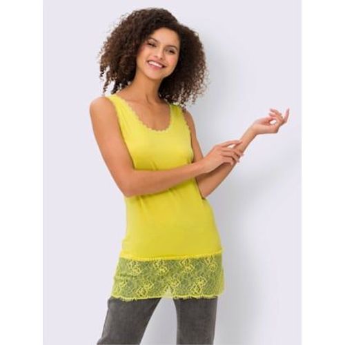 Dbardeur Long Viscose Douce Et Fluide - Linea Tesini - Citron Vert
