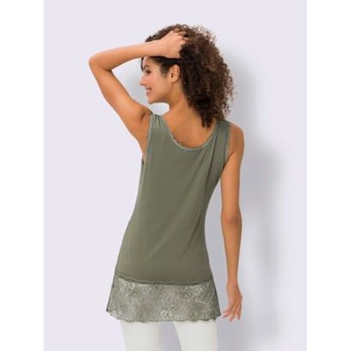 Dbardeur Long Viscose Douce Et Fluide - Linea Tesini - Kaki