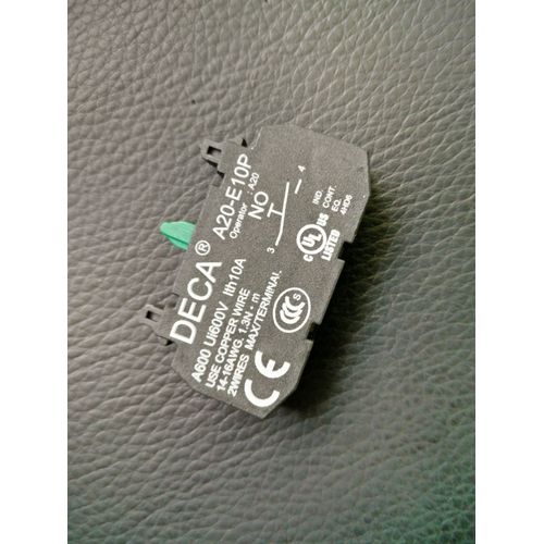 Deca lment De Contact No (Normalement Ouvert) Pour Deca A20b-V4e20r 240 V/Ac 6 A