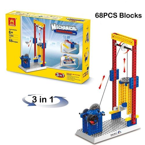 Dcennie S De Construction Manuels Pour Enfants, Puzzle Scolaire, Transmission  Engrenages Fuchsia, Groupe Mcanique, Jouets Intelligents Ouverts, Cadeaux