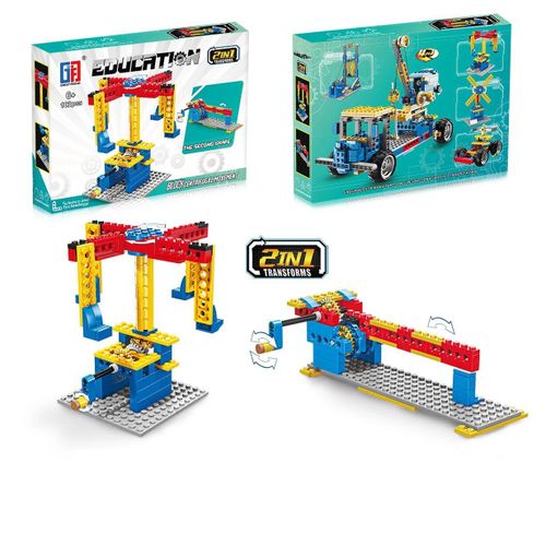 Dcennie S De Construction Manuels Pour Enfants, Puzzle Scolaire, Transmission  Engrenages Fuchsia, Groupe Mcanique, Jouets Intelligents Ouverts, Cadeaux