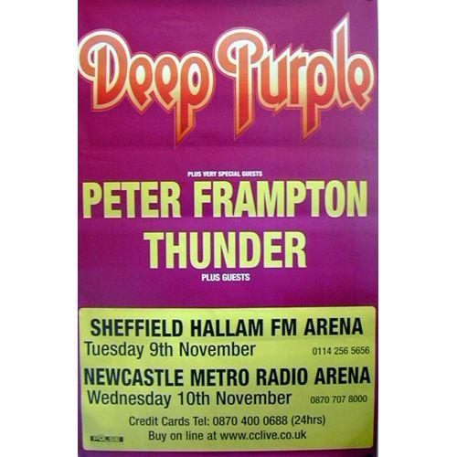 Deep Purples - Peter Framton - Affiche / Poster Envoi En Tube
