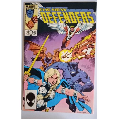 Defenders # 142 ( V.O. Marvel 1985 ) ** Cover By Art Adams & Mike Mignola ** Beast, Valkyrie, Iceman, Moondragon, Angel...   