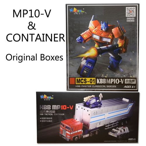 Dfinir Avec Des Botes - Kbb Mp10v Transformation De Voiture Jouet Op Commander Tactical Container Action Movie Figures Modle Mp10 Mpp10 Robot De Dformation