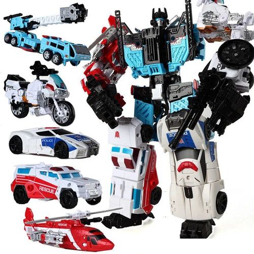 Dfinir Un Sans Bote - Hzx 5 En 1 Moto-Cycle Dfensiseur Hlicoptre Transformation Robot Car Figures Aircraft Plane Aircraft Modle