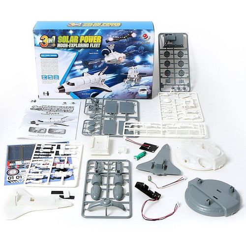 Dgager - Stem Toy 3-En-1 Jouet Robot Technique Solaire, Kit De Bricolage, Puzzle 3d, Jouets ducatifs Pour Enfants, Exprience Scientifique, Autocollant Gratuit