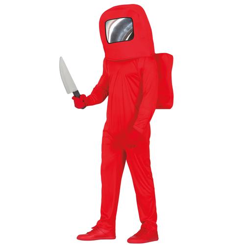 Dguisement Astronaute De Jeu Vido Rouge Adulte - Taille: L (52-54)