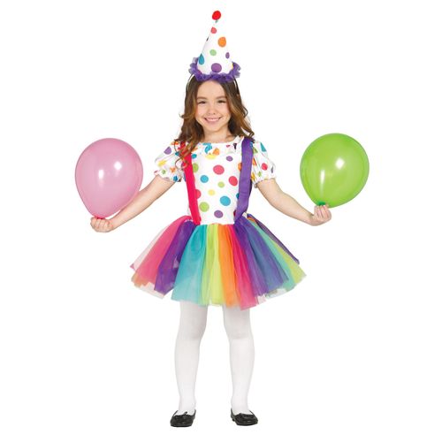 Dguisement Clown  Pois Et Tutu Fille 5  6 Ans