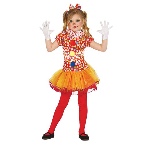 Dguisement Clown Multicolore Avec Tutu Fille 10  12 Ans