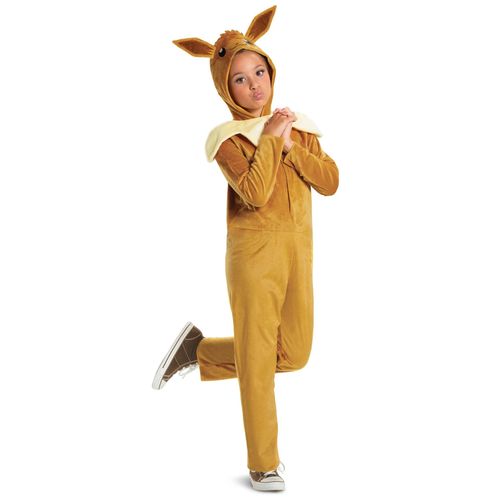 Dguisement Combinaison Evoli Pokmon Enfant - Taille: 7 - 8 Ans (124 - 136 Cm)