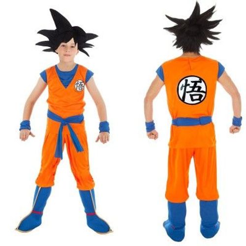 Dguisement Goku Saiyan Dragon Ball Z Enfant 7  8 Ans (128 Cm)