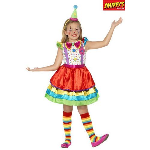 Dguisement Luxe Clown Fille Taille 10/12 Ans