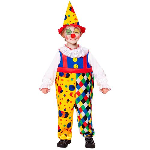 Dguisement Mini Clown Jaune Garon 2  3 Ans