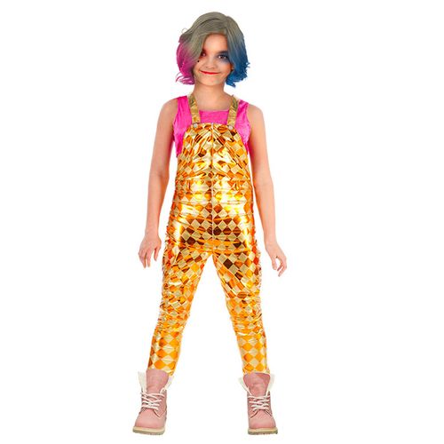 Dguisement Salopette  Losanges Fille - Taille: 7  8 Ans (128 Cm)