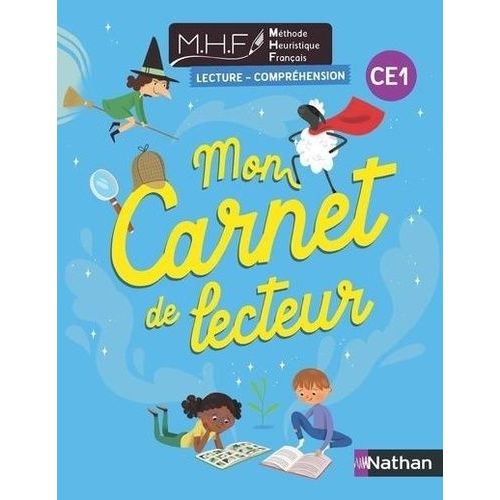 Lecture Comprhension Ce1 Mhf - Mon Carnet De Lecteur   de Delahaye Charline  Format Beau livre 