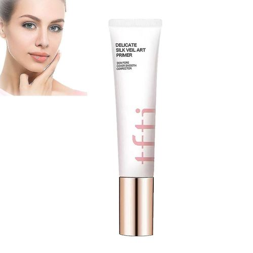 Dlicat Voiles De Soie Art Primers Peau Pore Couverture Lissant Correcteur Primers Pour Le Visage Avant Maquillage Contrle De LHuile Invisible Pore Primers Correcteur Lazy C