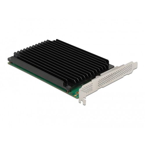 Delock Carte PCI Expr x16 > Dissipateur thermique 4x int NVMe M.2 Key M, Contrleur mmoire