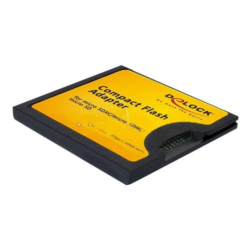 Delock Compact Flash Adapter - Adaptateur de carte (microSD, microSDHC, microSDXC)