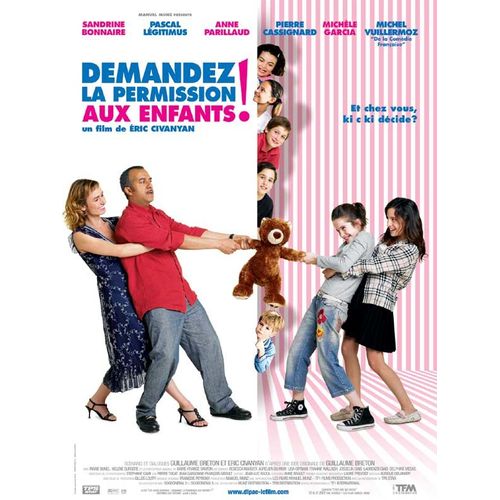 Demandez La Permission Aux Enfants - Affiche Originale De Cinma - Format 120x160 Cm - Un Film De Eric Civanyan Avec Sandrine Bonnaire, Pascal Lgitimus, Anne Parillaud, Pierre Cassignard - 2006