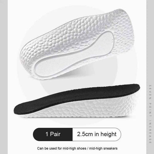 Demi-Semelle De Sport Absorbant Les Chocs Pour Hommes Et Femmes,Boost,Recommande D'augmenter Les L'offre Elles Intrieures De Chaussures,Coussinets De Chaussures Lauren,1.5 Cm,2.5 - Type 2.5cm-Black