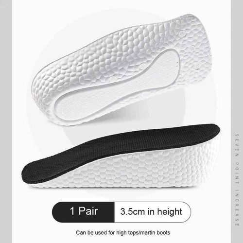 Demi-Semelle De Sport Absorbant Les Chocs Pour Hommes Et Femmes,Boost,Recommande D'augmenter Les L'offre Elles Intrieures De Chaussures,Coussinets De Chaussures Lauren,1.5 Cm,2.5 - Type 3.5cm-Black