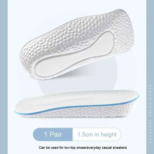 Demi-Semelle De Sport Absorbant Les Chocs Pour Hommes Et Femmes,Boost,Recommande D'augmenter Les L'offre Elles Intrieures De Chaussures,Coussinets De Chaussures Lauren,1.5 Cm - Type 1.5cm-Gray Blue