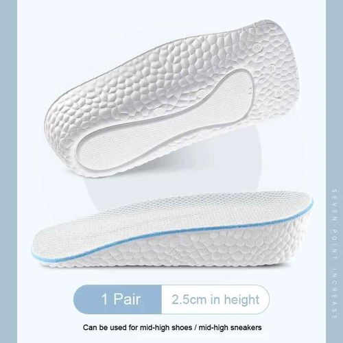 Demi-Semelle De Sport Absorbant Les Chocs Pour Hommes Et Femmes,Boost,Recommande D'augmenter Les L'offre Elles Intrieures De Chaussures,Coussinets De Chaussures Lauren,1.5 Cm - Type 2.5cm-Gray Blue