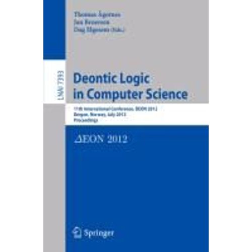 Deontic Logic In Computer Science    Format Broch 
