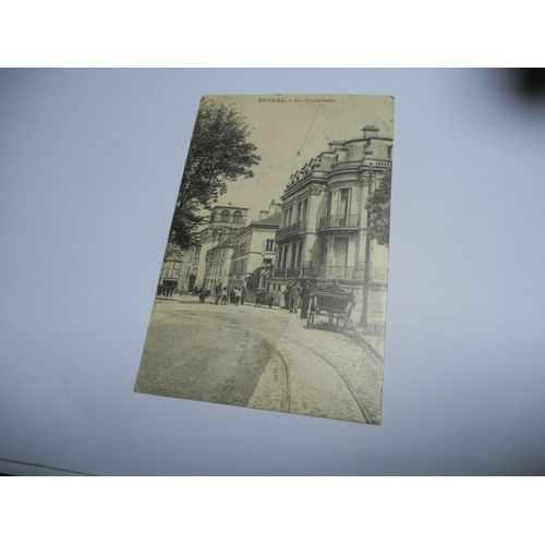 Dep 88 Vosges Carte Ancienne En N/Bl Epinal Rue Claude Gelee Coll Spiral Edit Service Sa Carte D'autrefois Reproduction
