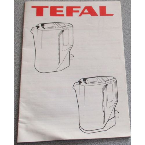 Dpliant de prsentation et d'utilisation de la bouilloire automatique Tefal Automatic Kettle -15x21cm-14 pages-dition 06/1993-imprim en France par Colorpress Annecy sans langue franaise