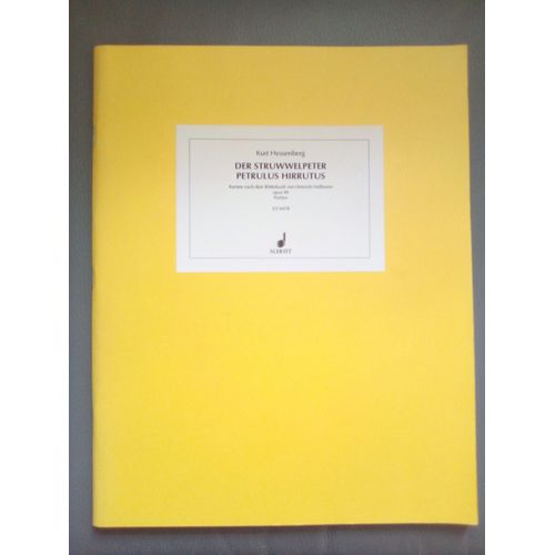 Der Struwwelpeter Op. 49 - Kurt Hessenberg - Partitur