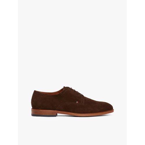 Derbies Emblmatiques En Daim Hilfiger Thunit Suede Shoe/Legacy Brown - 40