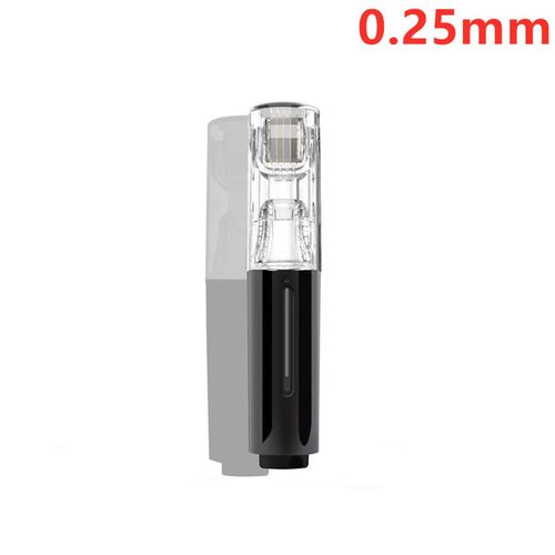Derma Roller-Rouleau  Aiguilles En Titane Pour Le Visage,Rouleau  Barbe,Rouleau  Barbe Hydra,Croissance Des Cheveux,Soin De La Barbe Et Applicateur De Srum - Type Black 0.25mm