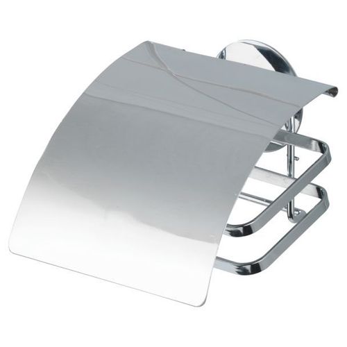 Drouleur Papier Wc - Avec Couvercle - Fixation Turbo-Loc - Acier Inox Wenko