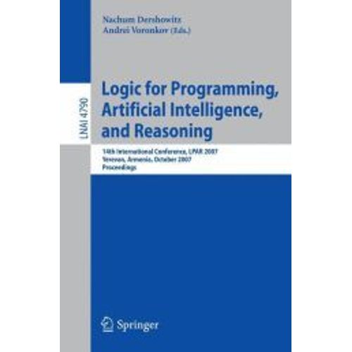 Logic For Programming, Artificial Intelligence, And Reasoning    Format Broch 