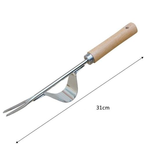 Désherbeur Manuel, Désherbeur En Acier Inoxydable, Désherbeur À Main En Acier Inoxydable Outil De Dsherbage Manuel Poigne En Bois Pour Le Jardin La Pelouse Les Terres Agricoles 55926773
