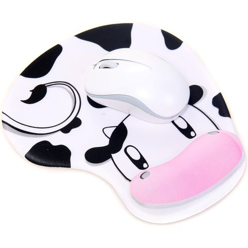 Design Tapis de Souris Repose-Poignets Gel, Gel Mouse Pad Tapis de Souris avec Repose-Poignets, Vache laitire, TKC5100 dairycow